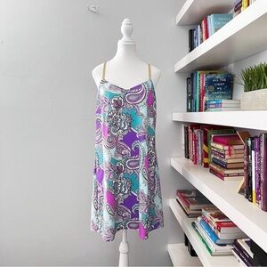 JUDE CONNALLY NWT bailey dress in paisley maxy seamis Large